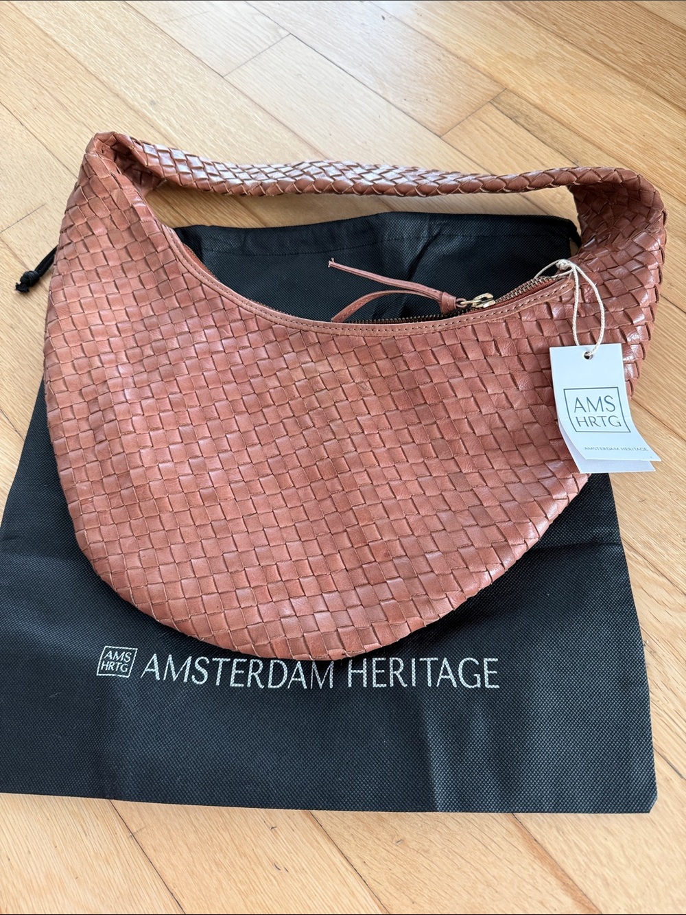 Amsterdam heritage brown leather bag